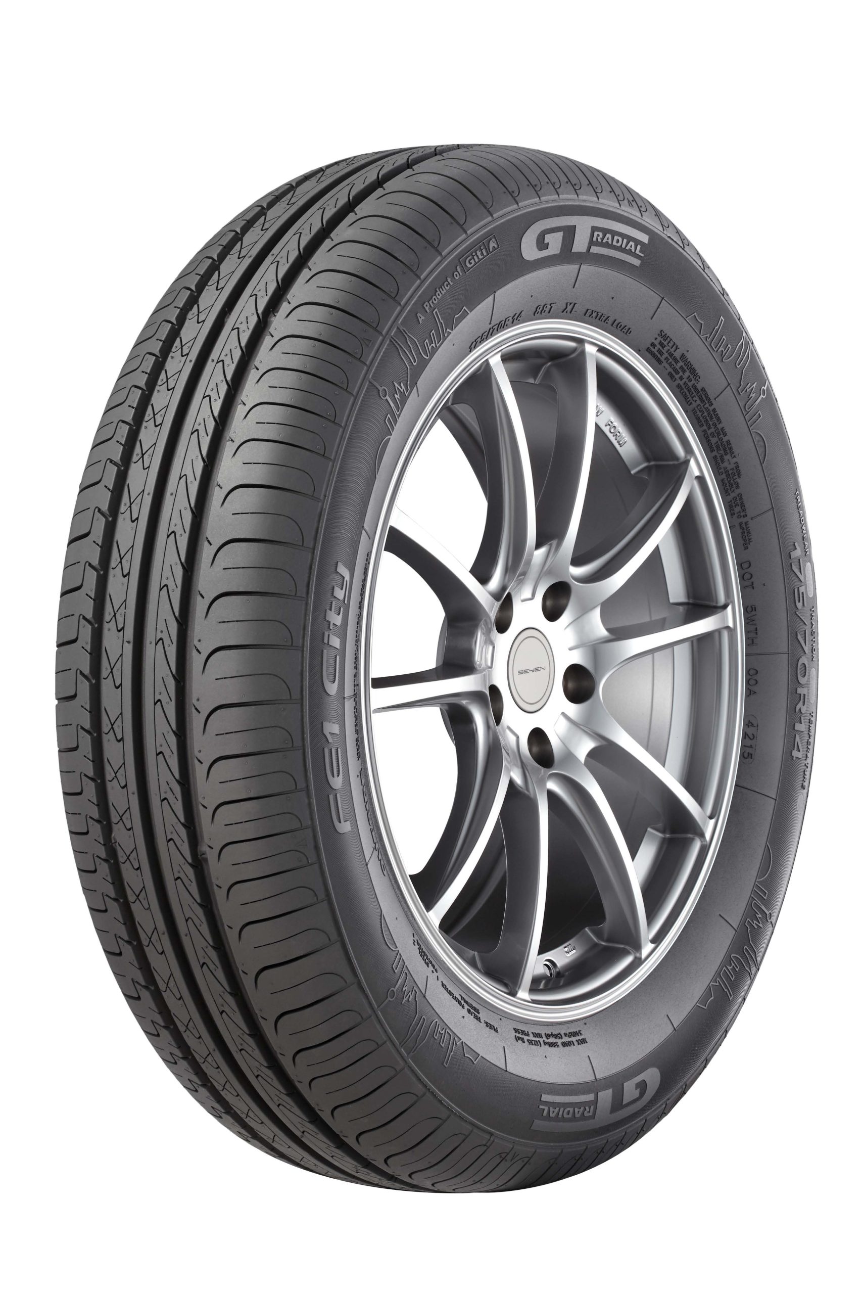 لاستیک جی تی رادیال مدل FE1 CITY سایز 165/80R13